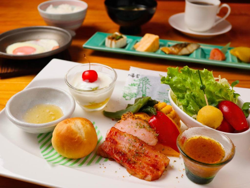 Ban-Ya Hot Spring Inn Yufu Eksteriør bilde